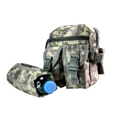 Bolsito Morral Táctico Camuflado Porta Botella Desmontable (8703257) - Rerda S.A. - Sastrería Militar