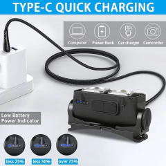 Linterna Minera Doble Recargable Potente Con Indicador (8520535) en internet