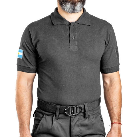 Chomba Polo Manga Corta Gris T:3XL-5XL (2103067)