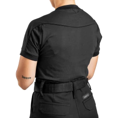 Remera Manga Corta sin Cierre Negra T:3XL-5XL (2101556) - comprar online