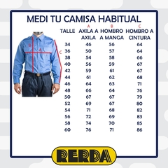 Camisa Manga Larga Celeste Neuquén T:46-50 (4120012) - Rerda S.A. - Sastrería Militar