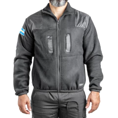 Campera Polar Americana Gris (5101850) - comprar online