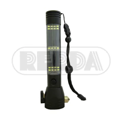 Linterna Táctica Recargable Solar Usb Baliza Imantada (8520733) - tienda online