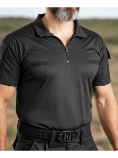 Remera de Combate Manga Corta Negra T:XXS-XXL (2103090) - comprar online