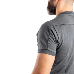 Remera Manga Corta sin Cierre Gris T:3XL-5XL (2101351) - tienda online