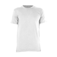 Remera Manga Corta Lisa Blanca T:XXS-XXL (2220004)