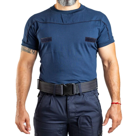 Remera Manga Corta sin Cierre Azul Noche T:XXS-XXL (2101550)