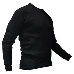 Remera primera piel mangas largas Negra (2220076) - comprar online