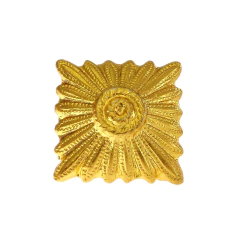 Rombo Metálico 16 mm Dorado (7707556)