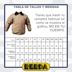 Imagen de Campera Corta Cuello Desmontable Beige Prefectura (5101019)