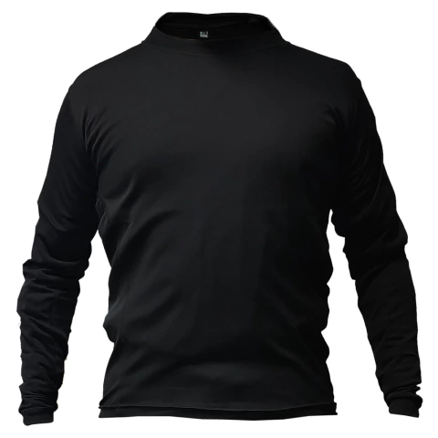 Remera primera piel mangas largas Negra (2220076)