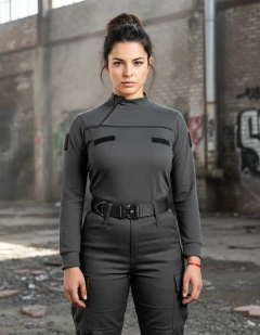 Remera Manga Larga con Cierre Gris T:3XL-5XL (2101752) - comprar online