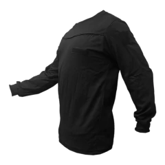 Remera Mangas Largas sin cierre Negra T:3XL-5XL (2105009) - comprar online