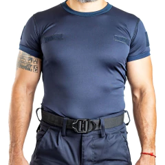 Remera Manga Corta Elastizada Con Abrojos Azul T:3XL-5XL (2101568)