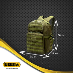 Mochila táctica 40 litros sistema molle (8708899) - Rerda S.A. - Sastrería Militar