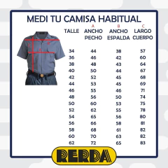 Camisa Manga Corta Cuello Solapa Gris Torcaza Río Negro T:46-50 (4120043) - comprar online