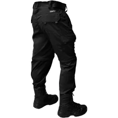 Pantalón Bermuda Cargo Premium Negra T:34-48 (1120458) - comprar online