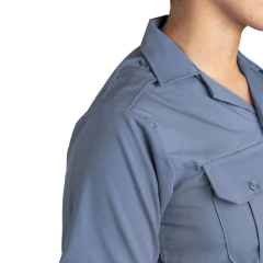 Camisa Manga Corta Cuello Solapa Gris Torcaza Río Negro T:46-50 (4120043)