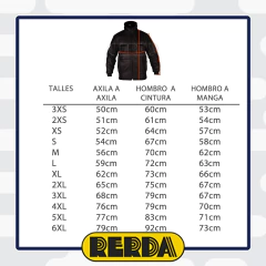 Campera Palmaj Gris T:XXS-XXL (5101777) - Rerda S.A. - Sastrería Militar