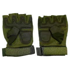 Guantes Tácticos Mitón Corto Verde (8517904) - tienda online