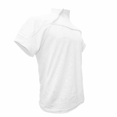 Remera Manga Corta con Cierre Blanca T:XXS-XXL (2101100) - tienda online