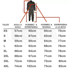 Mameluco Térmico Negro T:XXS-XL (1130254)