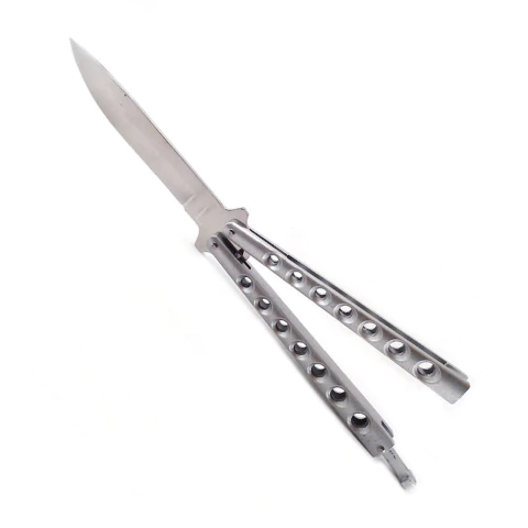 Cuchillo Navaja Mariposa Plateada (8520230)