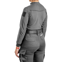 Remera Manga Larga con Cierre Gris T:3XL-5XL (2101752) - comprar online