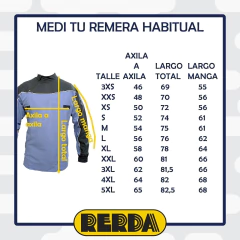 Remera Manga Larga con Cierre Policía Científica - Saldo (2101301) - Rerda S.A. - Sastrería Militar