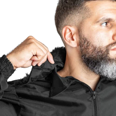 Campera Rompe Viento Negra T:XXS-XXL (5101900) en internet