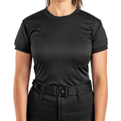 Remera Manga Corta Elastizada Con Abrojos Negra T:3XL-5XL (2101566) - Rerda S.A. - Sastrería Militar