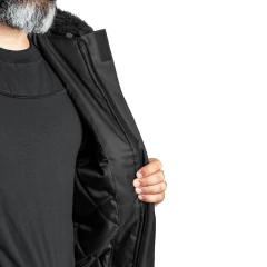 Campera Corta Cuello desmontable Negra (5101011) - Rerda S.A. - Sastrería Militar