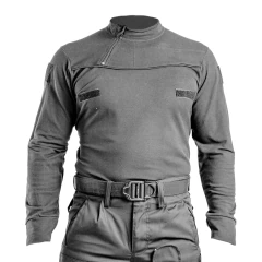 Remera Manga Larga con Cierre Gris T:XXS-XXL (2101751)