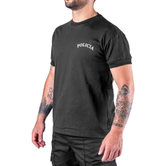 Remera Manga Corta Policía Negra (2220456) - comprar online