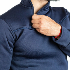 Buzo Policial de friza azul con cierre T:3XL-5XL (2601496) en internet