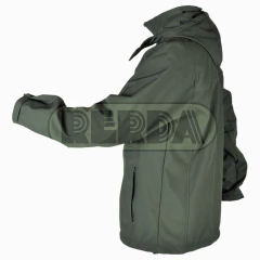 Campera Softshell Fraction Verde - Saldo (5101136) - Rerda S.A. - Sastrería Militar