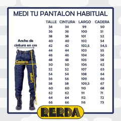 Bombacha Kadima Gabardina Azul T:50-54 (1120721) - comprar online