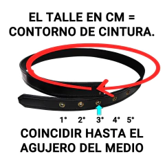 Cinturón de Cuero de Vestir Formal (8701999) - Rerda S.A. - Sastrería Militar