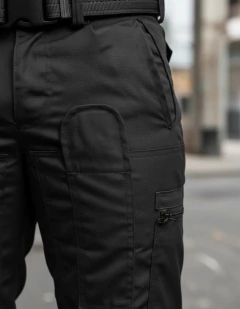 Bombacha Americana Gabardina Negra T:50-54 (1120207) - comprar online