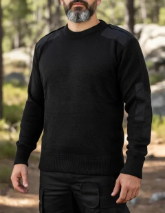 Tricota con Cuello Redondo Forrada Negra (2301900) - comprar online