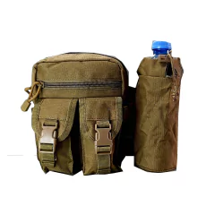 Bolsito Morral Táctico Camuflado Porta Botella Desmontable (8703257)