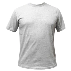 Remera Manga Corta Gris Melange - Saldo (2220601)