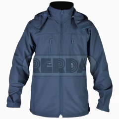 Campera Softshell Azul Neopreno T:2XX-5XL - Saldo (5101102)