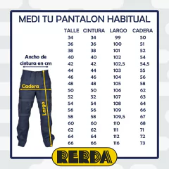 Bombacha Americana Rip Azul T:50-54 (1120857) - comprar online