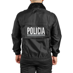 Campera Rompe Viento Negra T:XXS-XXL (5101900) - Rerda S.A. - Sastrería Militar
