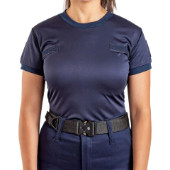 Imagen de Remera Manga Corta Elastizada Con Abrojos Azul T:3XL-5XL (2101568)