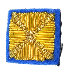 Rombo Bordado Oro (7711676)