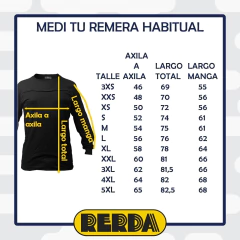 Remera Mangas Largas sin cierre Negra T:3XL-5XL (2105009) - Rerda S.A. - Sastrería Militar