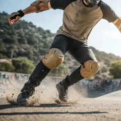 Kit rodilleras y coderas tácticas beige coyote arena (8503332) en internet