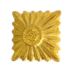 Rombo Metálico 25 mm Dorado (7707552)